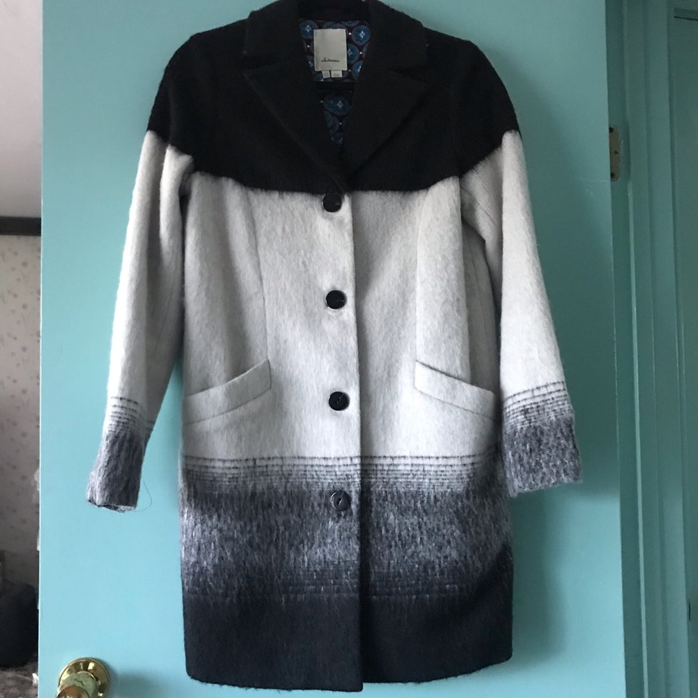 Anthropologie Elevenses Ombré Coat